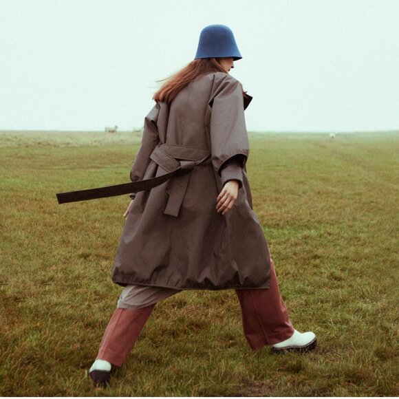 g-lab *NEW* Grace 2-in-1 Primaloft Taupe Trench Coat - Picture 1 of 16